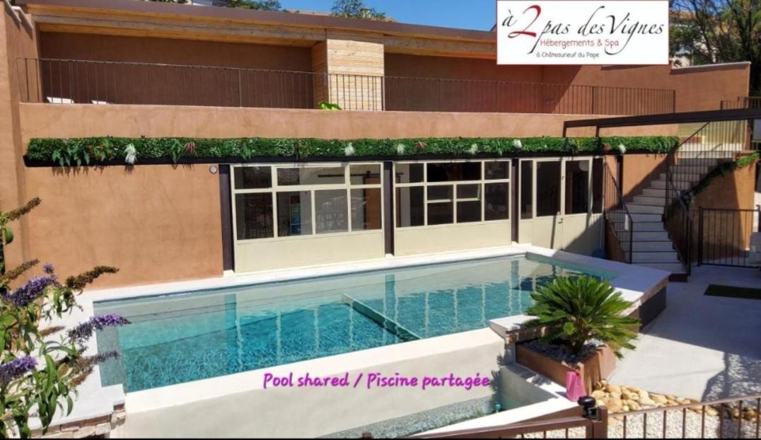 A 2 Pas Des Vignes, Hebergements Et Spa, Maison Numero 6, A Chateauneuf Du Pape Екстериор снимка