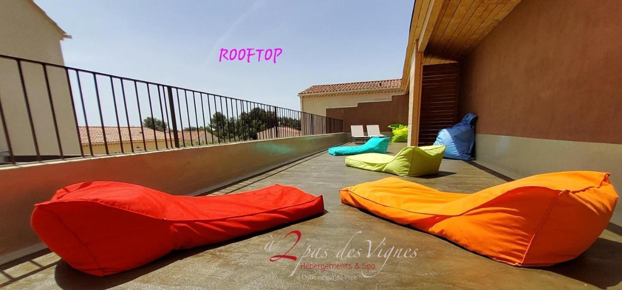 A 2 Pas Des Vignes, Hebergements Et Spa, Maison Numero 6, A Chateauneuf Du Pape Екстериор снимка