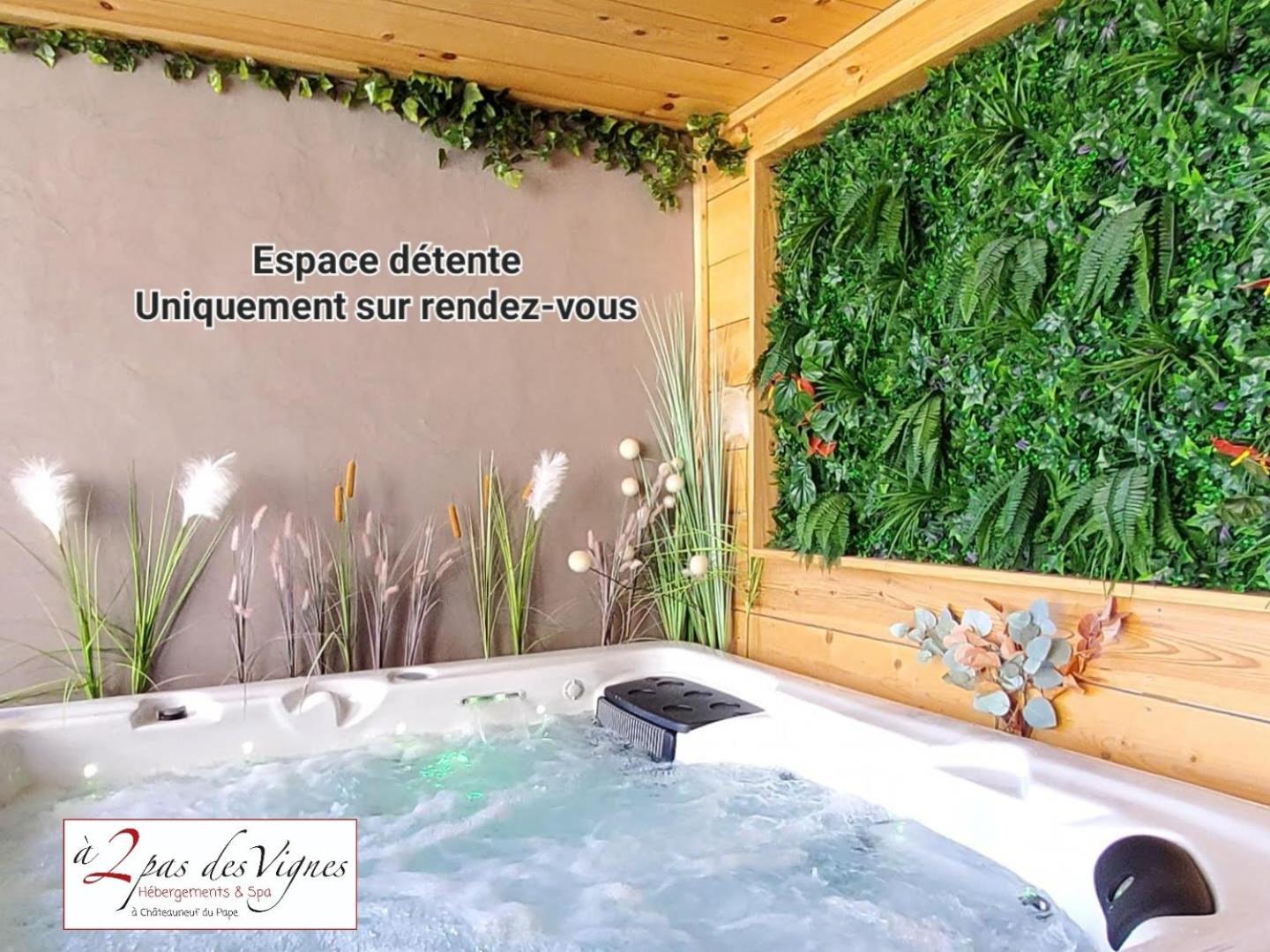 A 2 Pas Des Vignes, Hebergements Et Spa, Maison Numero 6, A Chateauneuf Du Pape Екстериор снимка